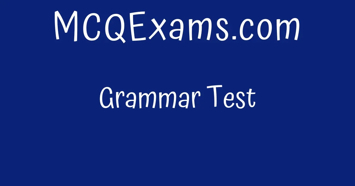 grammar-test-mcqexams