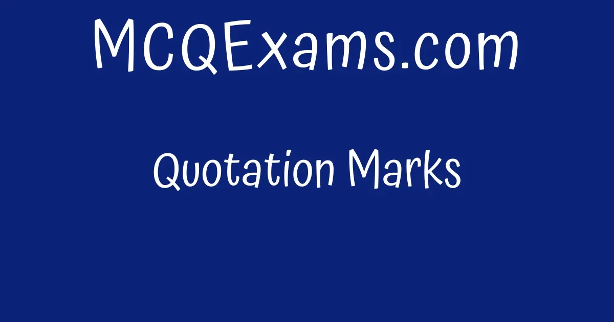 quotation-marks-mcqexams