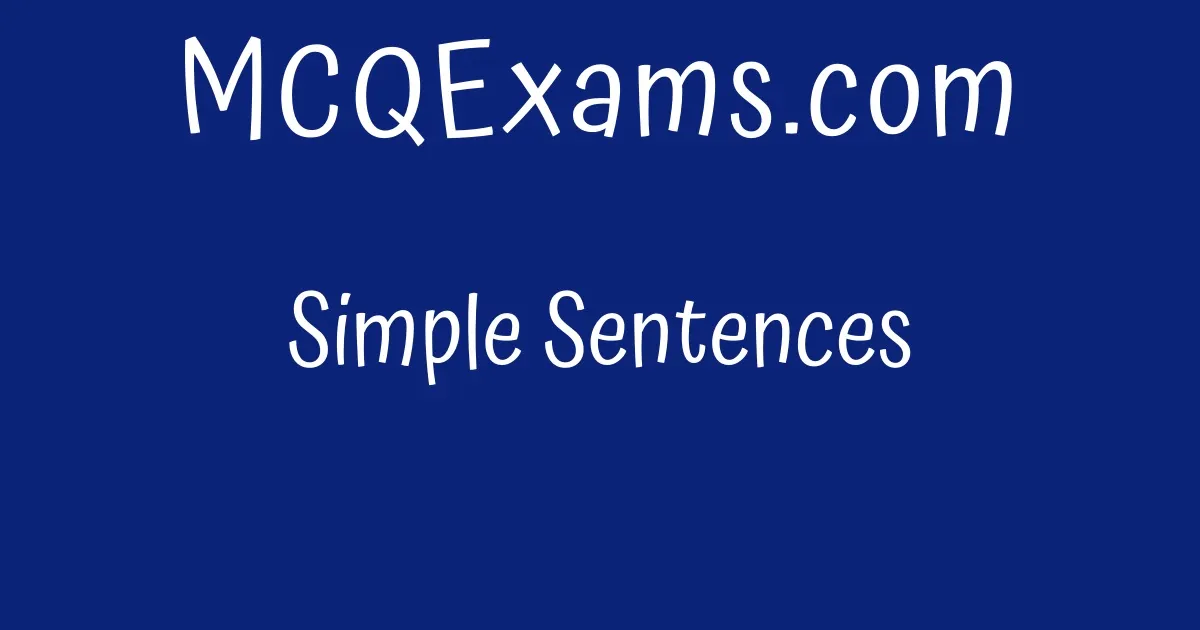 simple-sentences-mcqexams