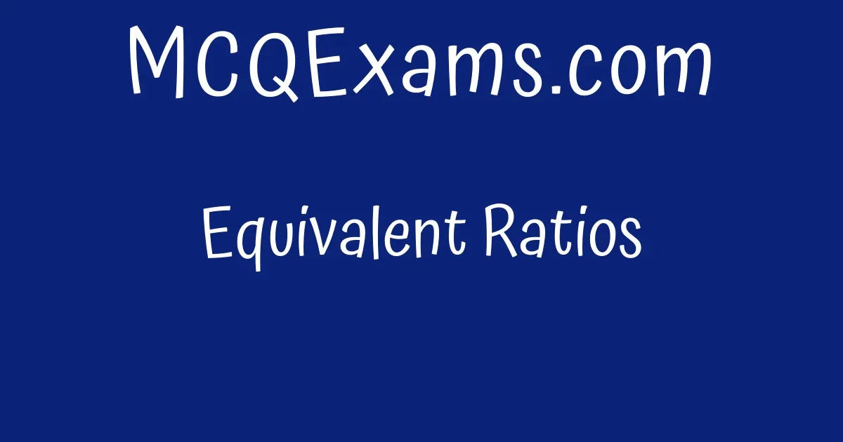 equivalent-ratios-mcqexams