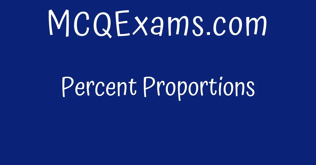 percent-proportions-mcqexams