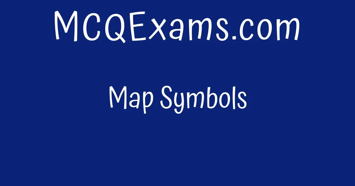 map-symbols-mcqexams