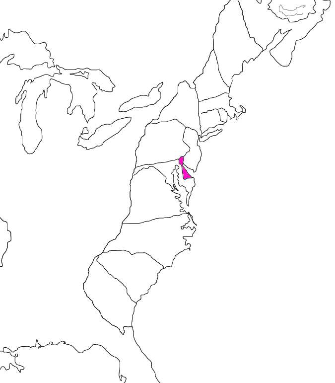 Thirteen Colonies Map Practice - Mcqexams.com